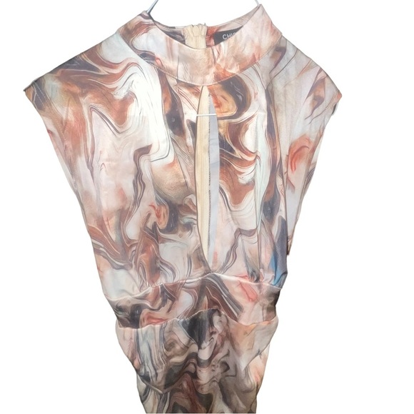 CHICME Marble Open Front Dress SIZE M - Picture 2 of 11